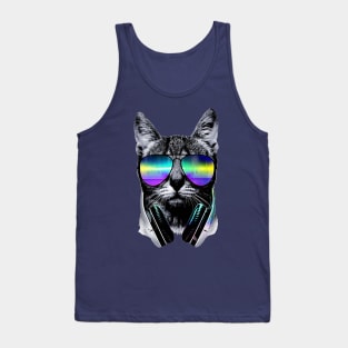 cat music maniac Tank Top